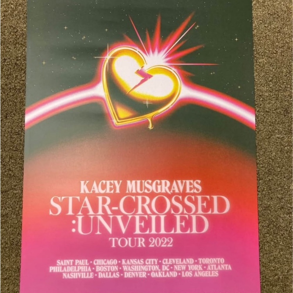 Kacey Musgraves Star-Crossed Tour Poster